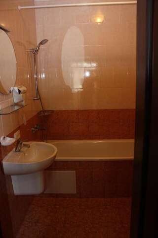 Отель Hotel Gostynnyi Dvir Буча Двухместный номер с 1 кроватью и собственной ванной комнатой-6